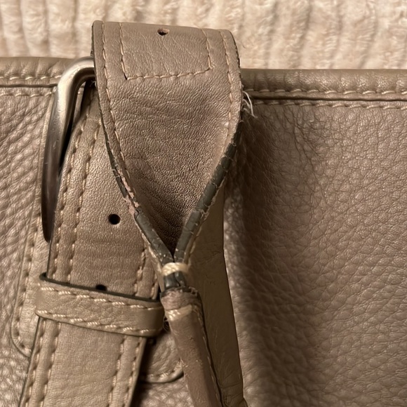 🔥!SALE! Cole Haan All Leather Satchel Tote Bag - Picture 6 of 16